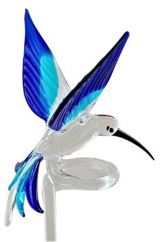 Preview: Orchideenstab - Kolibri (normale Ausführung / transp.-hellblau-dunkelblau)